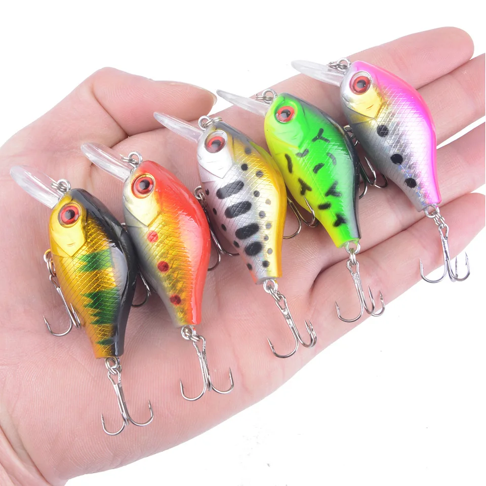5.5cm 8.4g 3D eyes swimbait fishing lure wobbler crankbait hard fishing lure