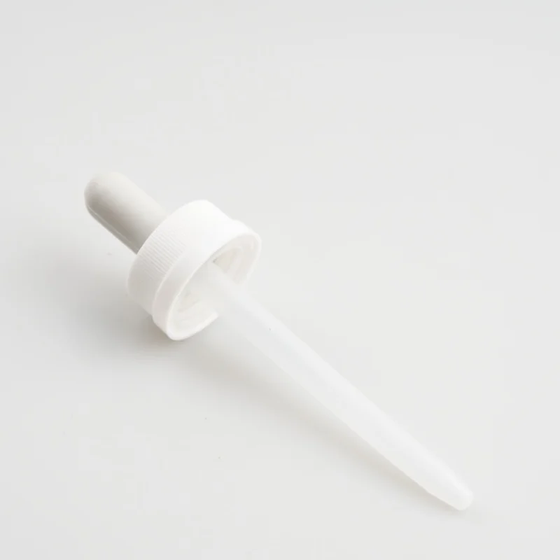 24mm bottle plastic child resistant CRC cap with plastic 96mm dropper