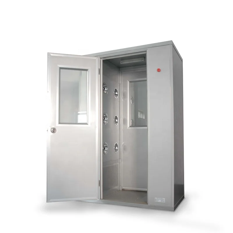 Economical Intelligent System Certificate Stainless Steel Gmp Industrial High Quality Air Interlocked Iso Air Shower Clean Room