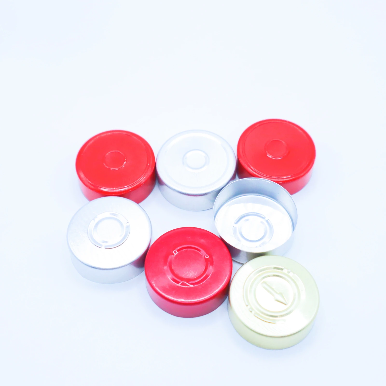 Wholesale high-quality 20mm 32mm aluminum caps medicinal aluminum cap medical rubber stopper
