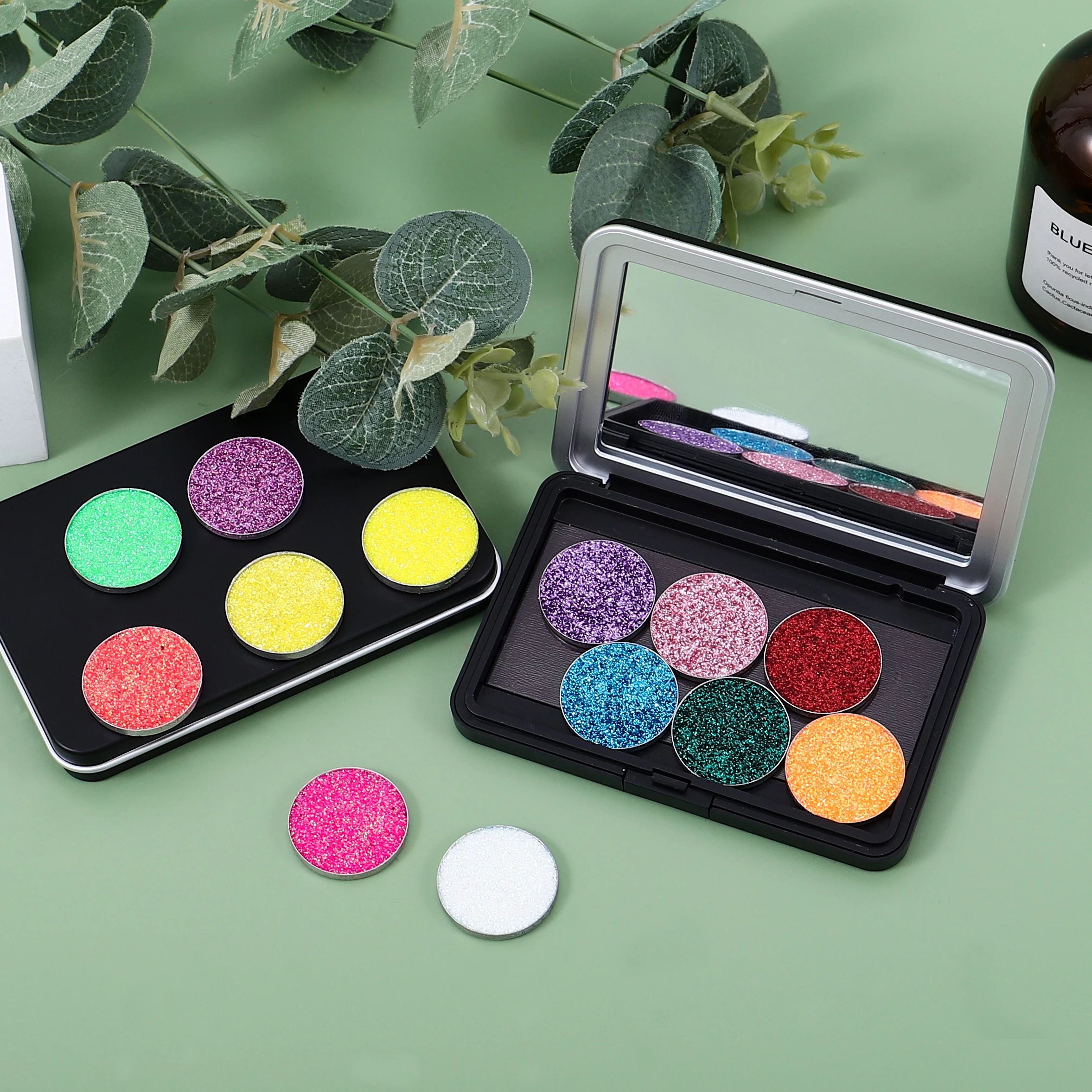 Professional makeup create your own brand maquillaje cassette tape eyeshadow 5 pan eyeshadow palette