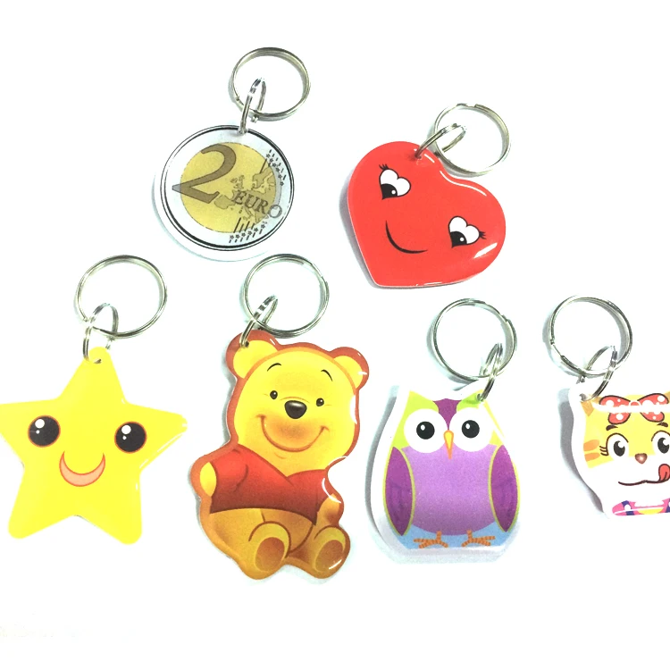 Custom Logo NFC Epoxy Key fob RFID keychain Tag