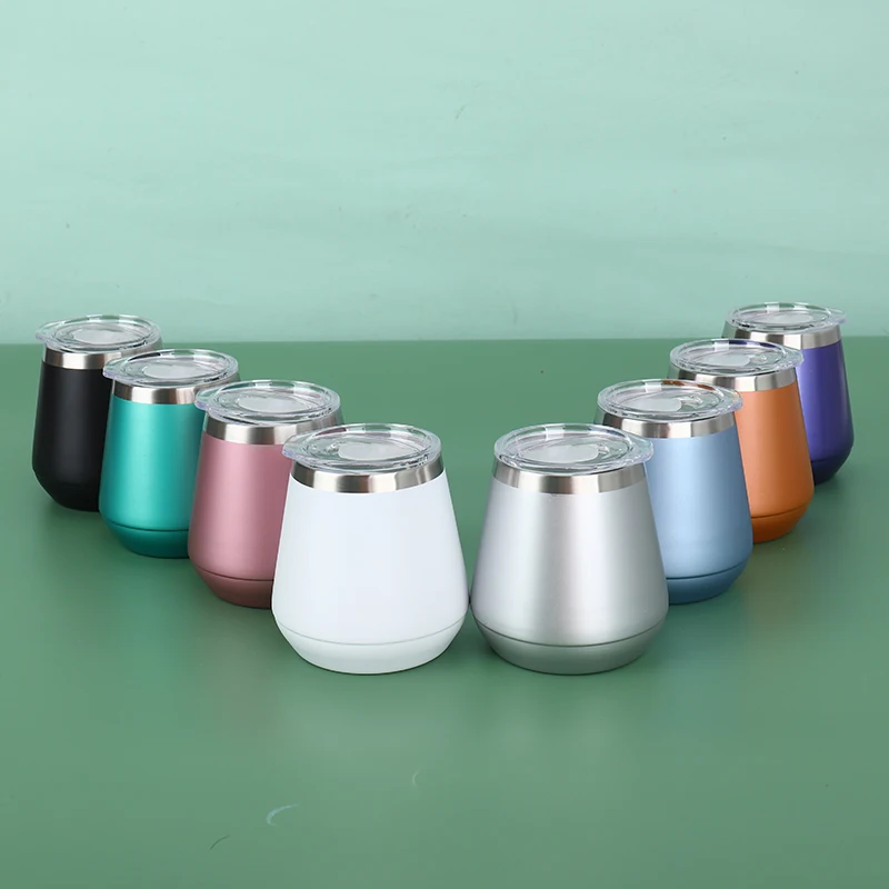 Оптовая продажа, вакуумная кружка для вина, Изолированная кружка из нержавеющей стали в форме яйца, кофейные чашки из нержавеющей стали