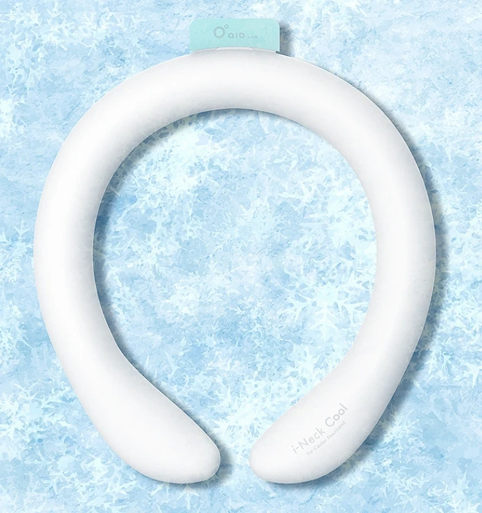 Wearable Body Cooling Tube for Heat and Hot Weather, Neck Gel Ice Cooler for Outdoor Workers, Sports