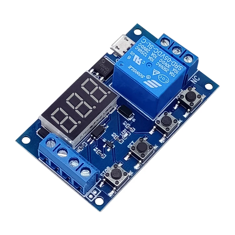 One-way relay module Delay power off Disconnect Trigger delay Cycle timing circuit switch