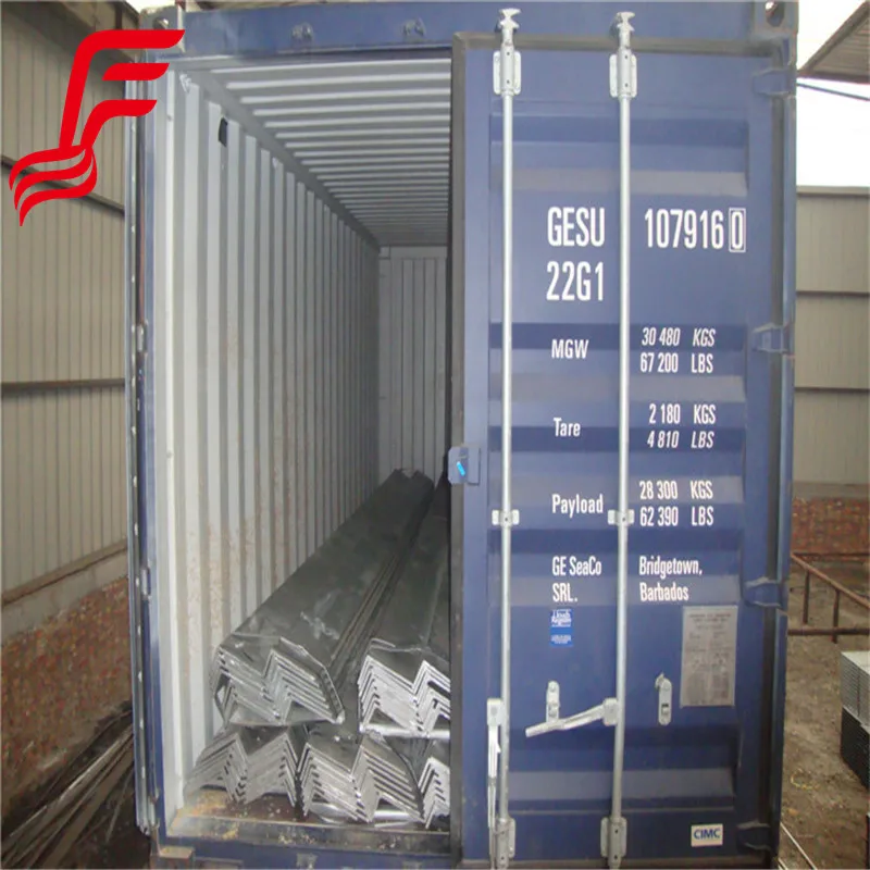 Hot Dipped Galvanized Angel Steel / MS Angles Size for construction/Pre Galvanized Angle Steel