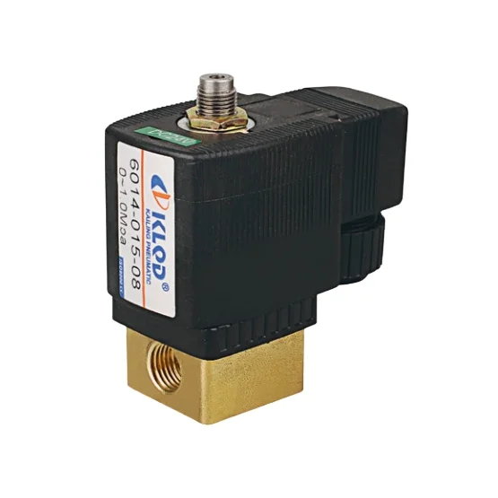 KL6014 SERIES 6014 015-08 3/2 Way  Direct Acting  brass Solenoid  Valve