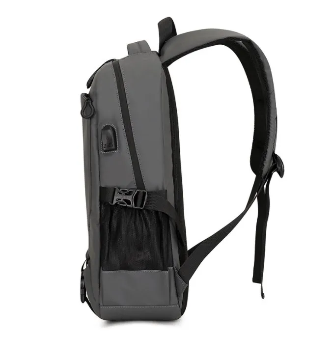 Custom Logo Travel Waterproof Backpack School Bag USB Charging Men Business 15.6 Inches Laptop Backpack