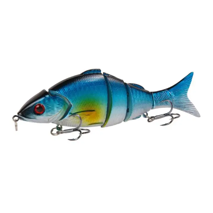 KEWOTE segmented fish 12.5cm 21g deep diving minnow multi- jointed fishing lure multi jointed lure