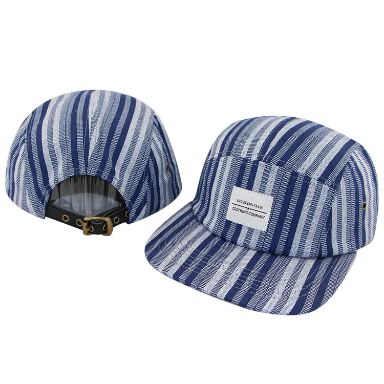 Mens Hats Wholesale Hat Custom Cap Flat Brim 5 Panel Cap Print 5 Panel Fitted Cap