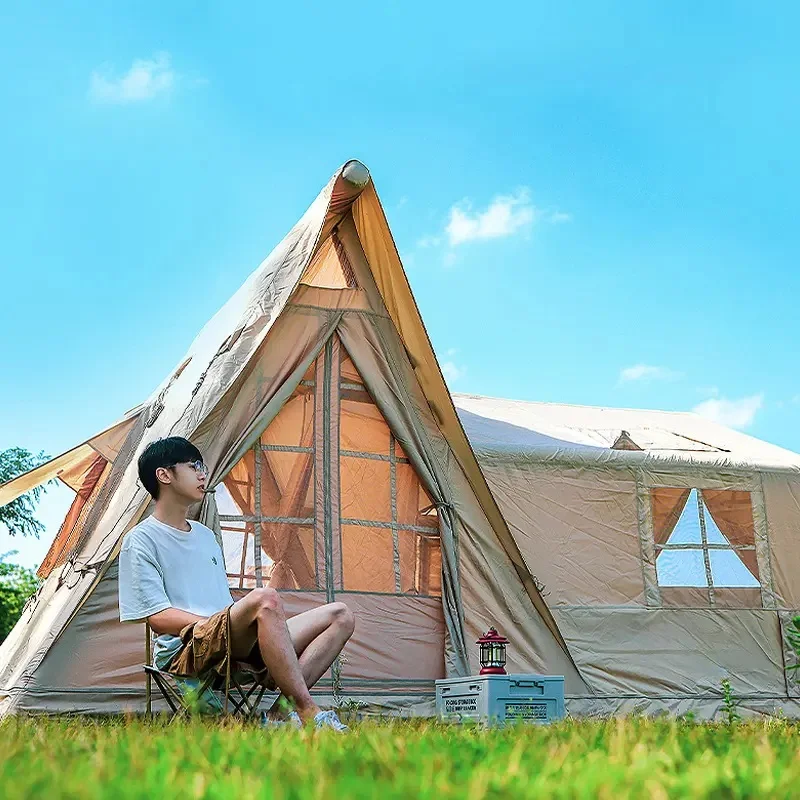 Factory Direct Multi-Surface Ventilation Two Bedroom Structure No-Setup Villa Tent