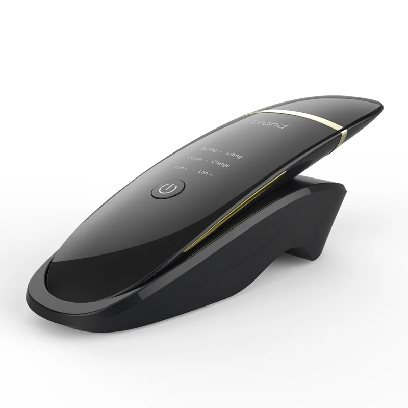 Ultrasonic blackhead removal positive and negative ion absorption blue light repair ultrasonic face cleaning skin scrubber