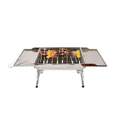 Bbq Barbecue Grill 22 Inch Brazilian Rotator Gloves Meat Glove Built Side Burner Commercial Korean Cast Iron Griddle