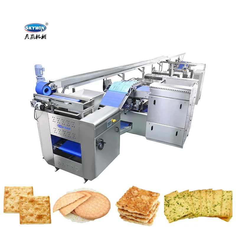 Chinese manufacturers fully automatic biscuit machine de production de biscuits making machine
