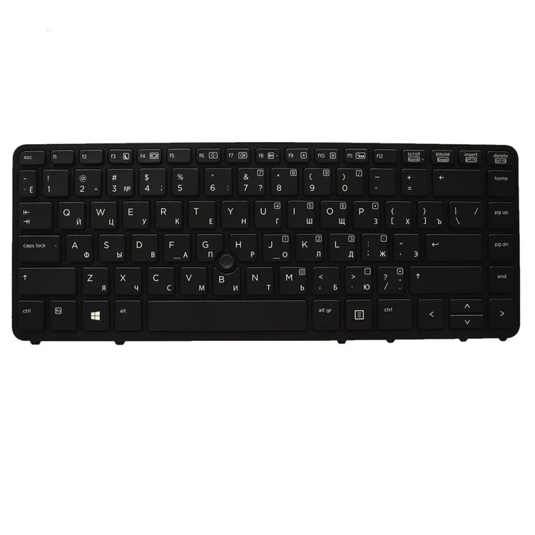 Оригинальная клавиатура для ноутбука HP Elitebook 840 G1 850 G2 русская с подсветкой