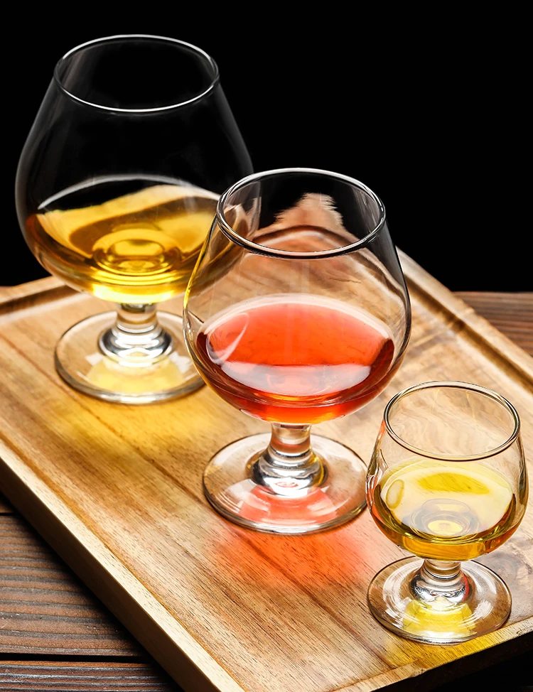 Cognac Brandy GlassTransparent High Capacity Goblet Red Wine Glass Scented Cup Suit Whisky Vodka Bar Restaurant Drinking Vessel
