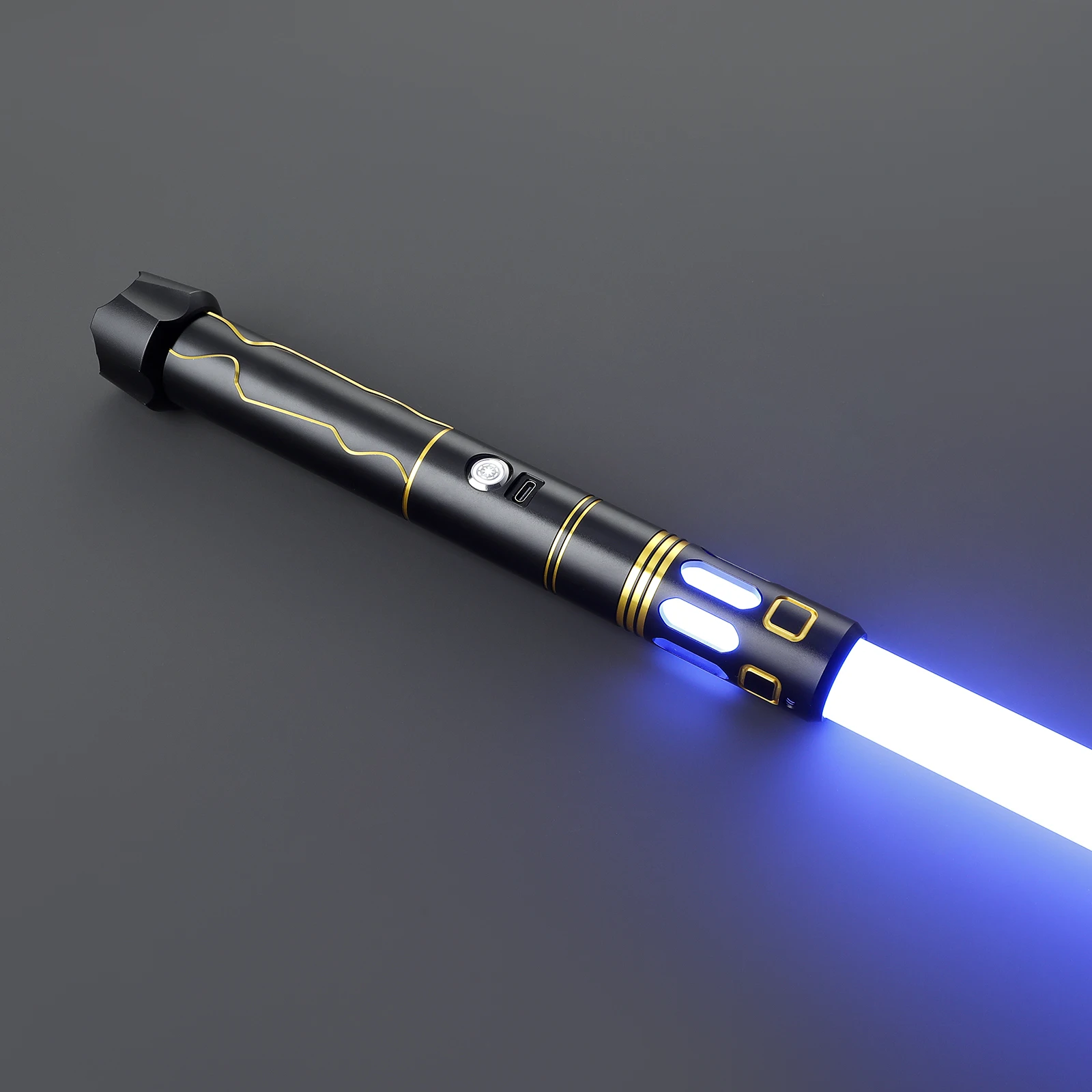 Neopixel Lightsaber Blaster Ghost Saber Lightsaber Official Website Unisex 14 Years & up 4-8hours with USB Charging Cable CN;GUA