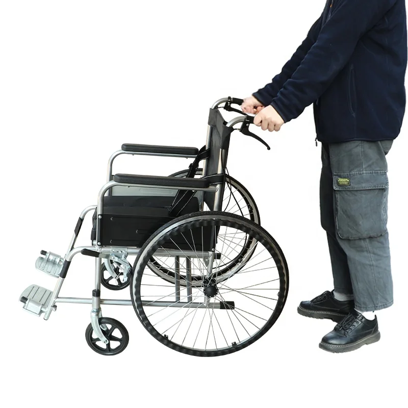 Cheapest Manual Good Quality Handicap Wheelchair with Toilet