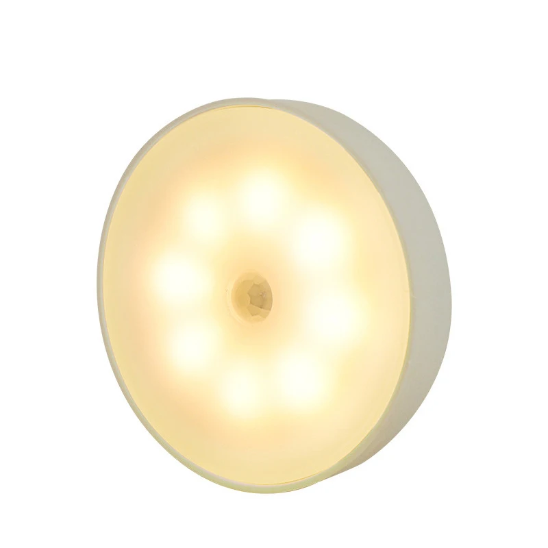 Bedroom Motion Sensor LED Night Light Room Decor LED Lamp 3AAA Battery Home Decoration Light For Stairs Hallway Closet Lights