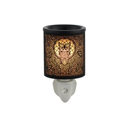 Plug in Scented Wax Melts Warmer Black Owl Dreamcatcher Night Light Aroma Candle Oil Burner Lamps