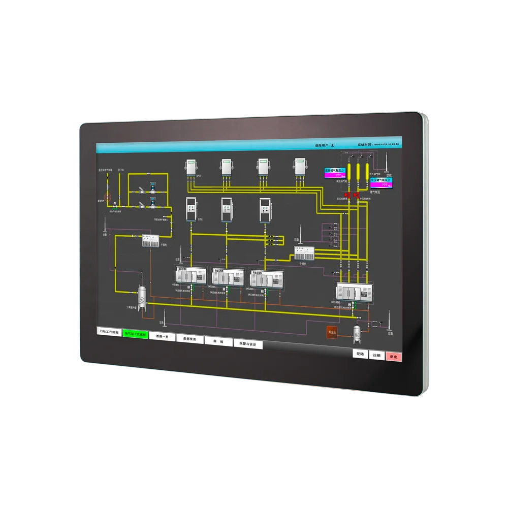 15.6 Inch FHD Touch Monitor Commercial Use Windows OS PCAP Touchscreen All-In-One Computer 4G RAM 120G SSD RS232*1 RJ45*1 VGA*1