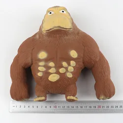 TikTok New Creative Stress Relief Toys Funny Fall Down Monkey Gorilla Squishy Stress Relief Balls Squeeze for Kids or Adults