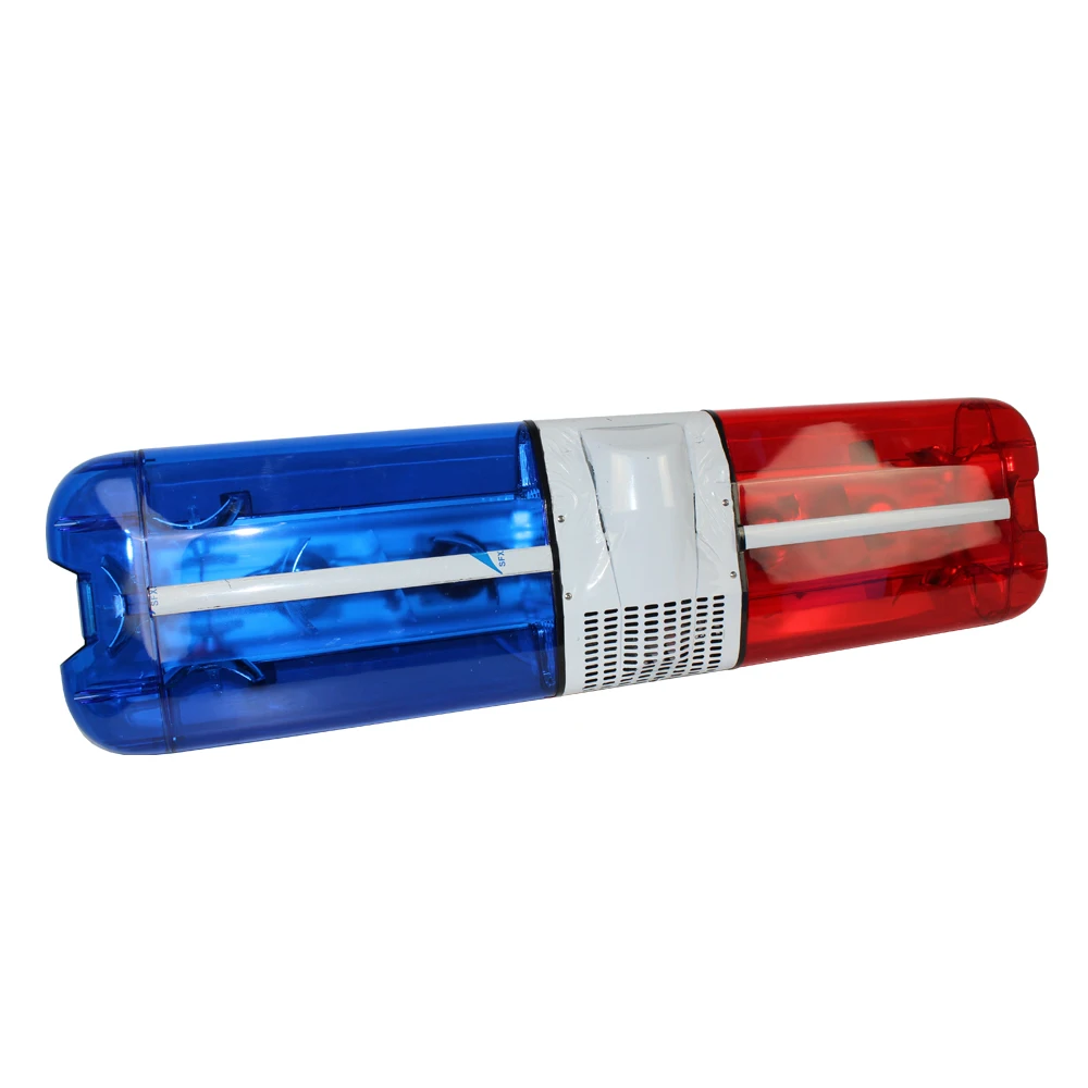 Lengthen Custom Made Led 1500Mm 12V 24V Car Siren Rotator Lightbar Patrol Car Halogen Light Bars With Speaker Siren