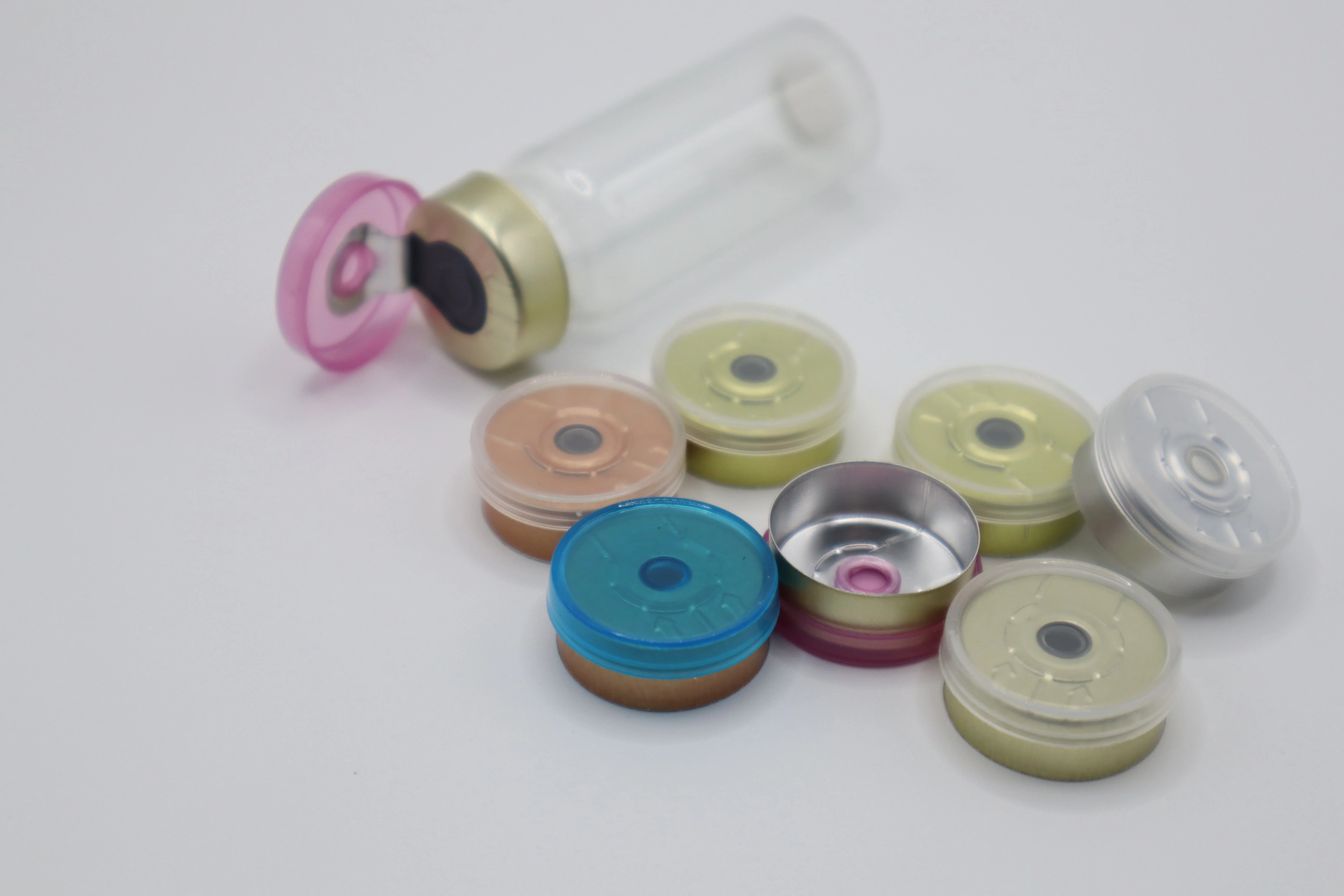 20mm factory best-selling Flip Tear Off   Aluminum Plastic Vial Cap Flip Tear Off Vial Caps
