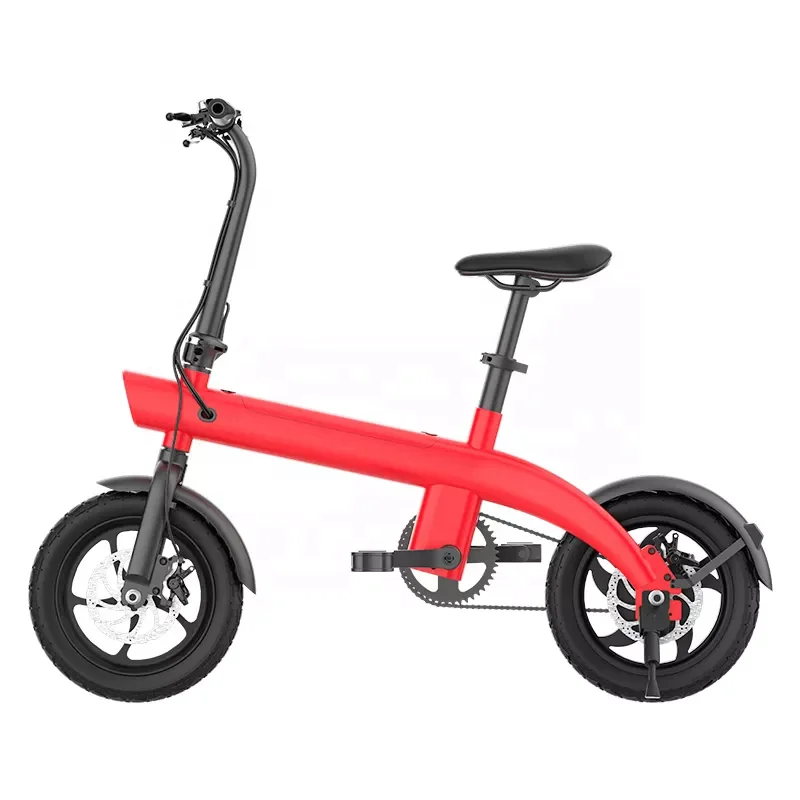 Wholesale New Product Folding E-bike 14 Inch Fat Tire E Bike 36v 250w Electric Bike Bicycle