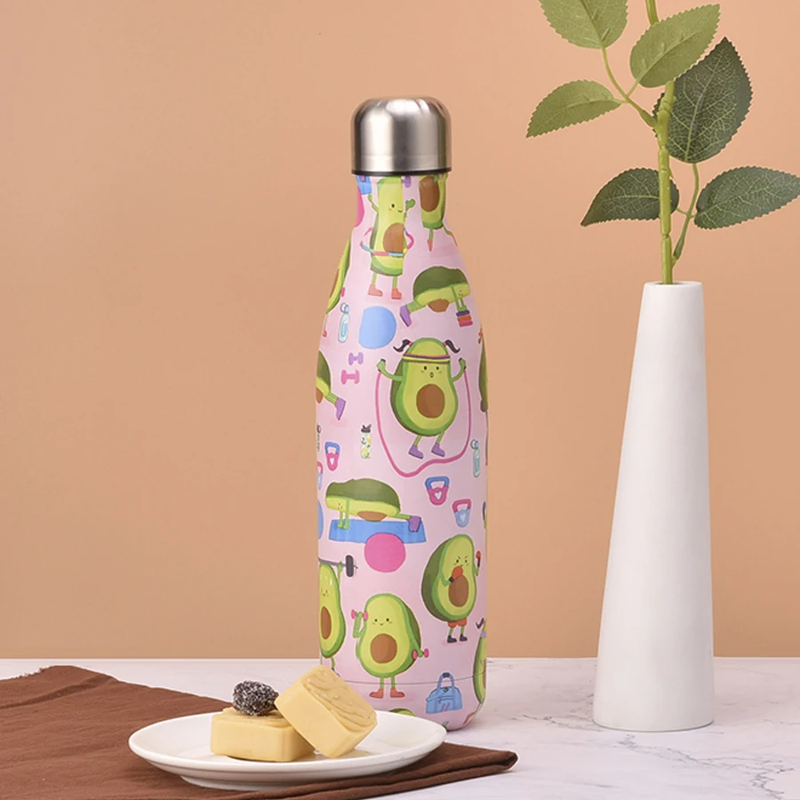 18 Oz Double Wall Stainless Steel Insulated Vacuum Flask