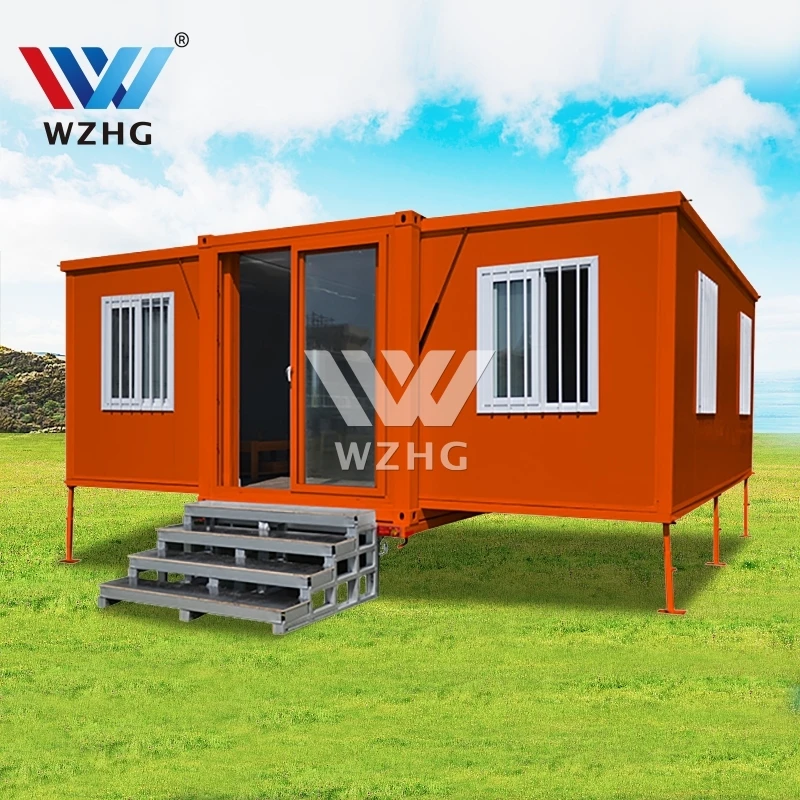 Prefab garage and storage prefab house prefabricated container pliable steel frame house