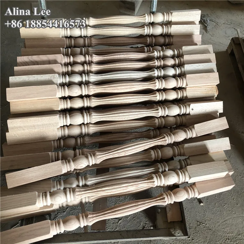 Beech Wood Stair Post Spindles Stair parts