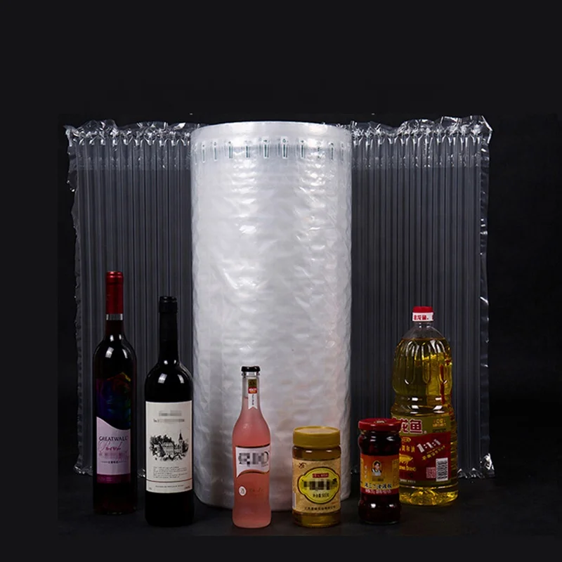 High Quality Air Cushion Wrap Roll Shockproof Packing Bubble Roll Inflatable Column Air Bag Express Shipping Protection