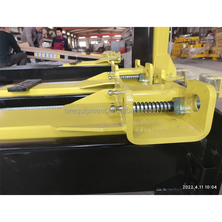 10,000 lb 4.5T capacity symmetric baseplate two-post car lifter single-point safety release