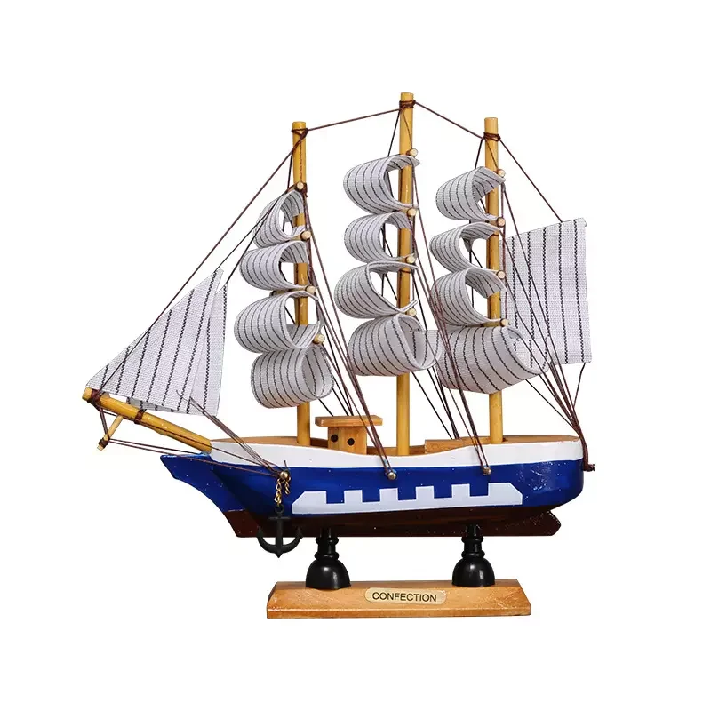TaiLai Wooden Handicraft New Fully Assembled Display Ship Model Nautical Decor For Home And Office Decoration wooden boat
