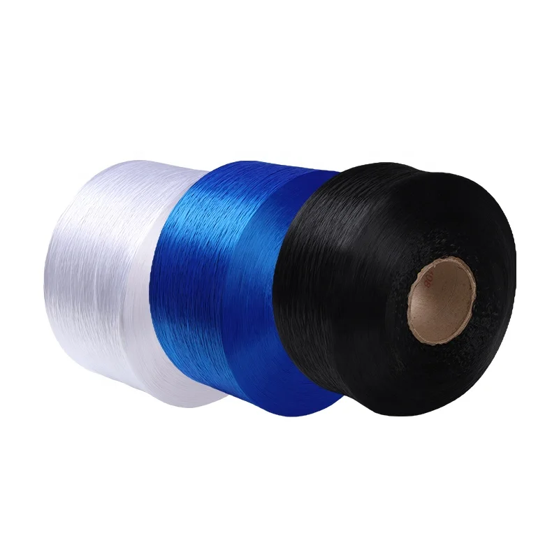 2500D PRETO VIRGEM  high-tenacity Multifilament FDY PP Yarn Use For Rope Webbing Sewing Thread