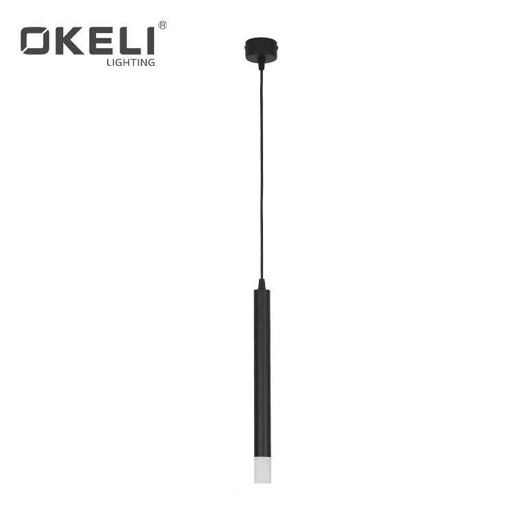 Nordic Elegant 3W 5W Black White Home Office Ceiling Light COB Chip Led Pendant Light