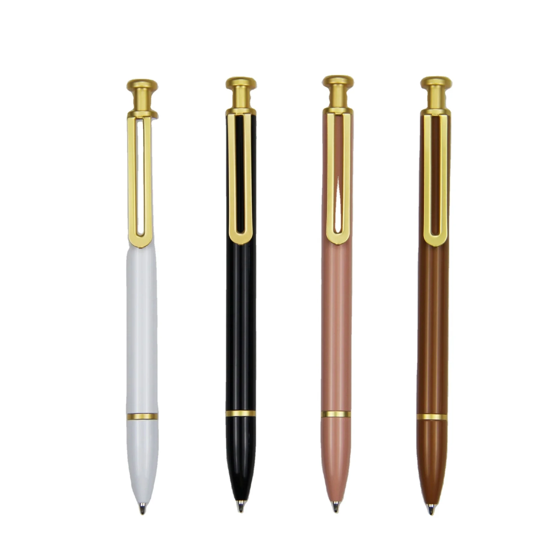 Gift metal pen Heavy stainless pen twist hotel branded pen