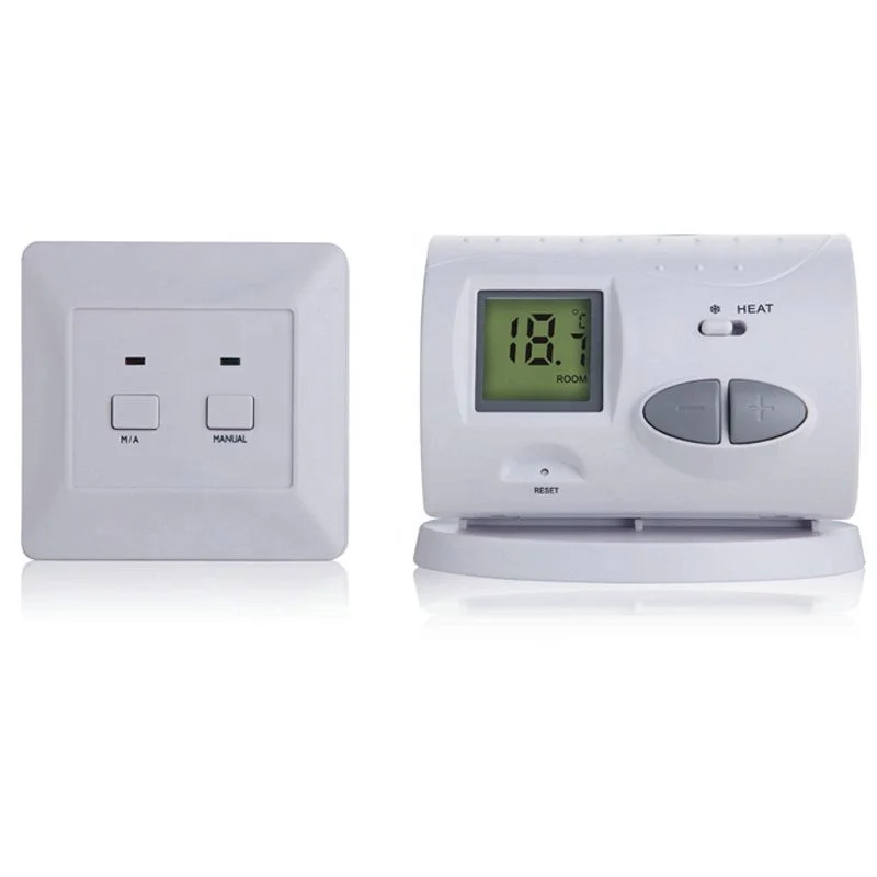 Radio Frequency Wireless Heating Digital Room Thermostat for