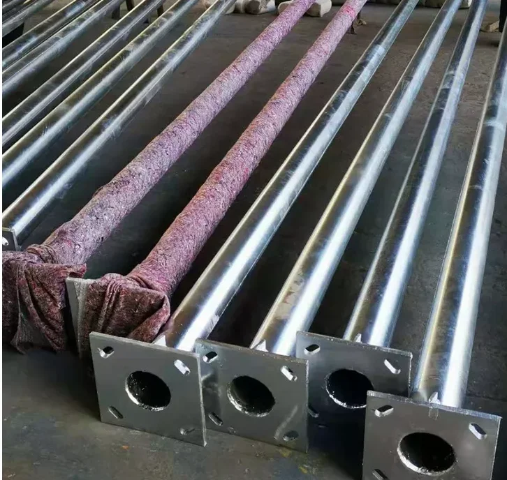 XLZM  Galvanized Steel 3 M Hot dip galvanized cctv pole