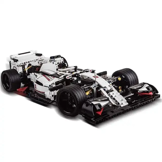 Формовочная технология модели супер автомобиля сборка F1 гоночный автомобиль строительные блоки игрушки для детей Подарки