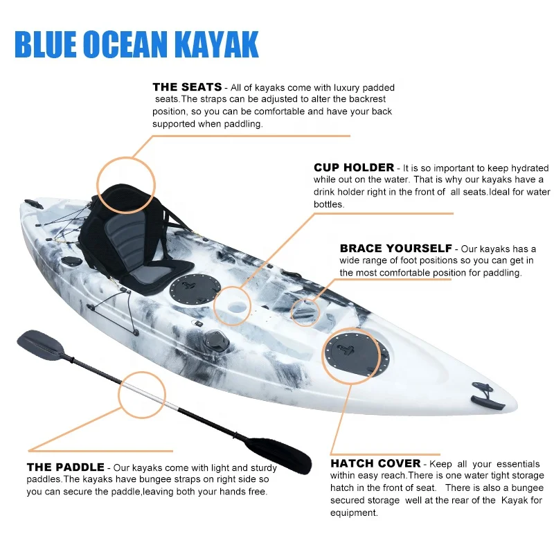 Sit On Top Fishing Kayak Cheap Kayaks from BLUE OCEAN KAYAK