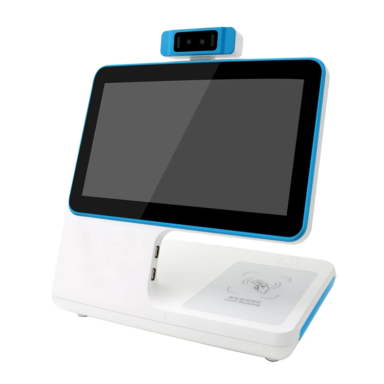 С функцией распознавания лиц 11 6 inch POS терминал биометрическая управления паспорт сканер