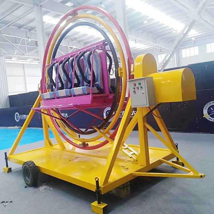 Exciting Amusement Rides Outdoor And Indoor Human Gyroscope Space Ball For Sale