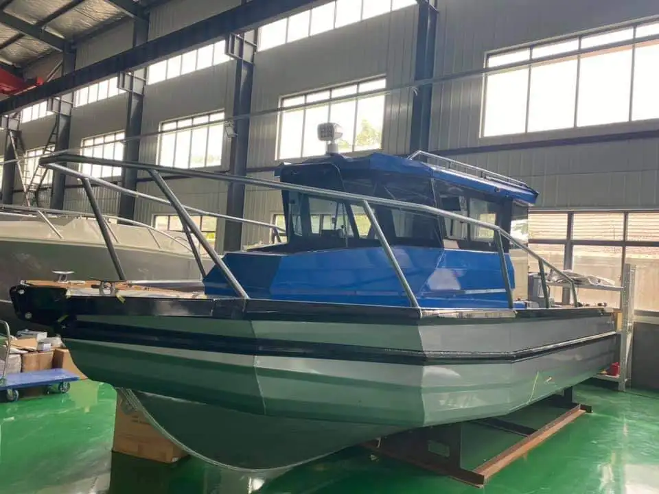7.5m/ 25ft Aluminum Marine Hardtop Cabin Fishing Boat Sport Cruiser