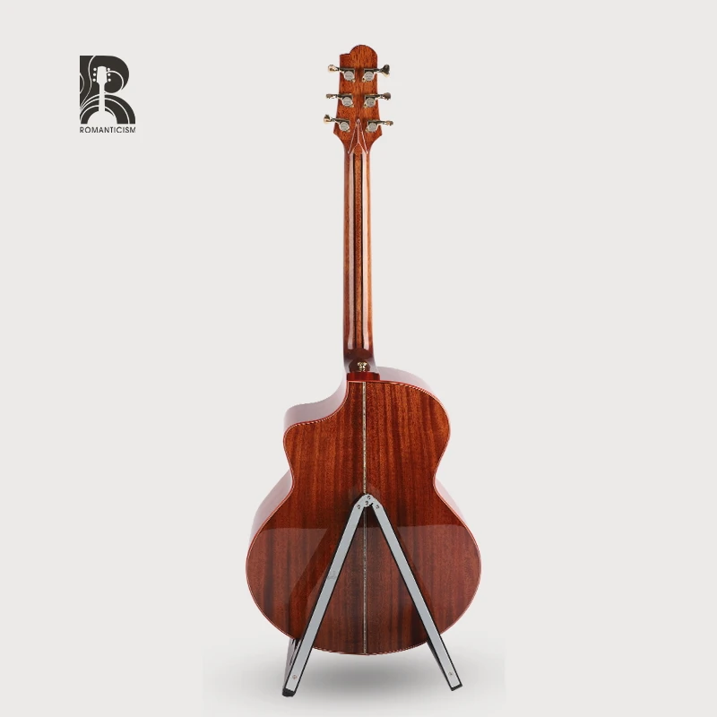 A650-JCB R Wholesale  high class#A Solid Spruce acoustic guitar all solid  Mahogany 41inch cutaway acoustic guitar