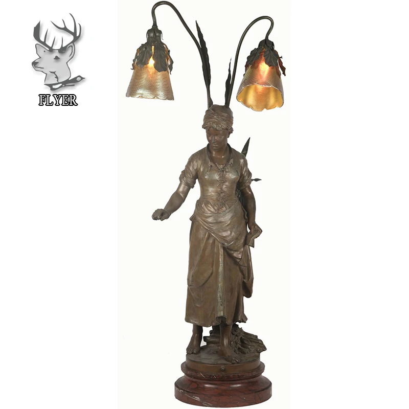 Home Decoration Carved Figure Sculpture Bronze Indoor Large Brass Bronze Abstract Woman Statues For Sale