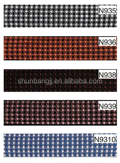 Glorious decorative Polyester webbing tape/fabric binding tape(N93)
