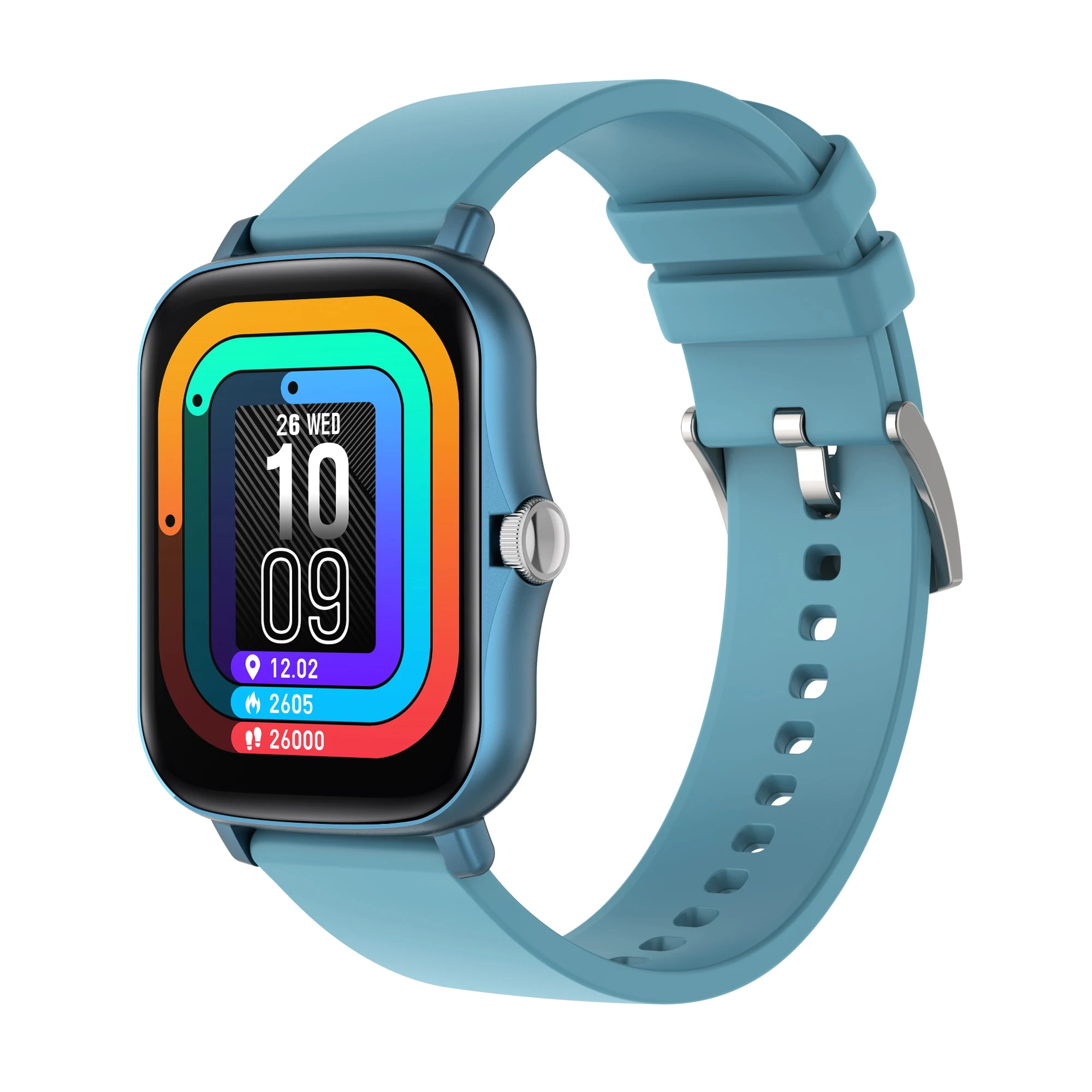 Waterproof smartwatch 1.7inch heart rate blood pressure smart bracelet for Android IOS fitness tracker sports watch