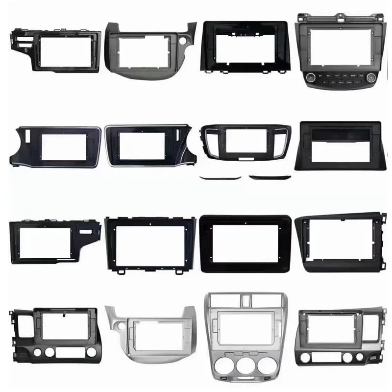 For Mitsubishi I200 Triton xpander montero grandis ASX mirage faros evo eclipse Galant colt Android car stereo radio dvd frame